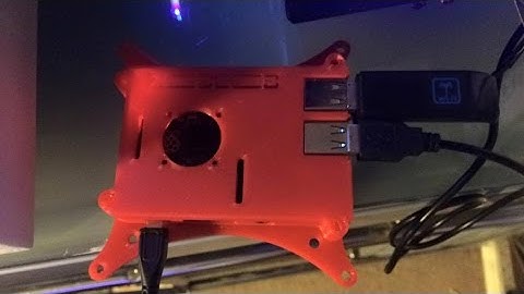 3d printed time lapse from raspberry pi 2 case top pt2