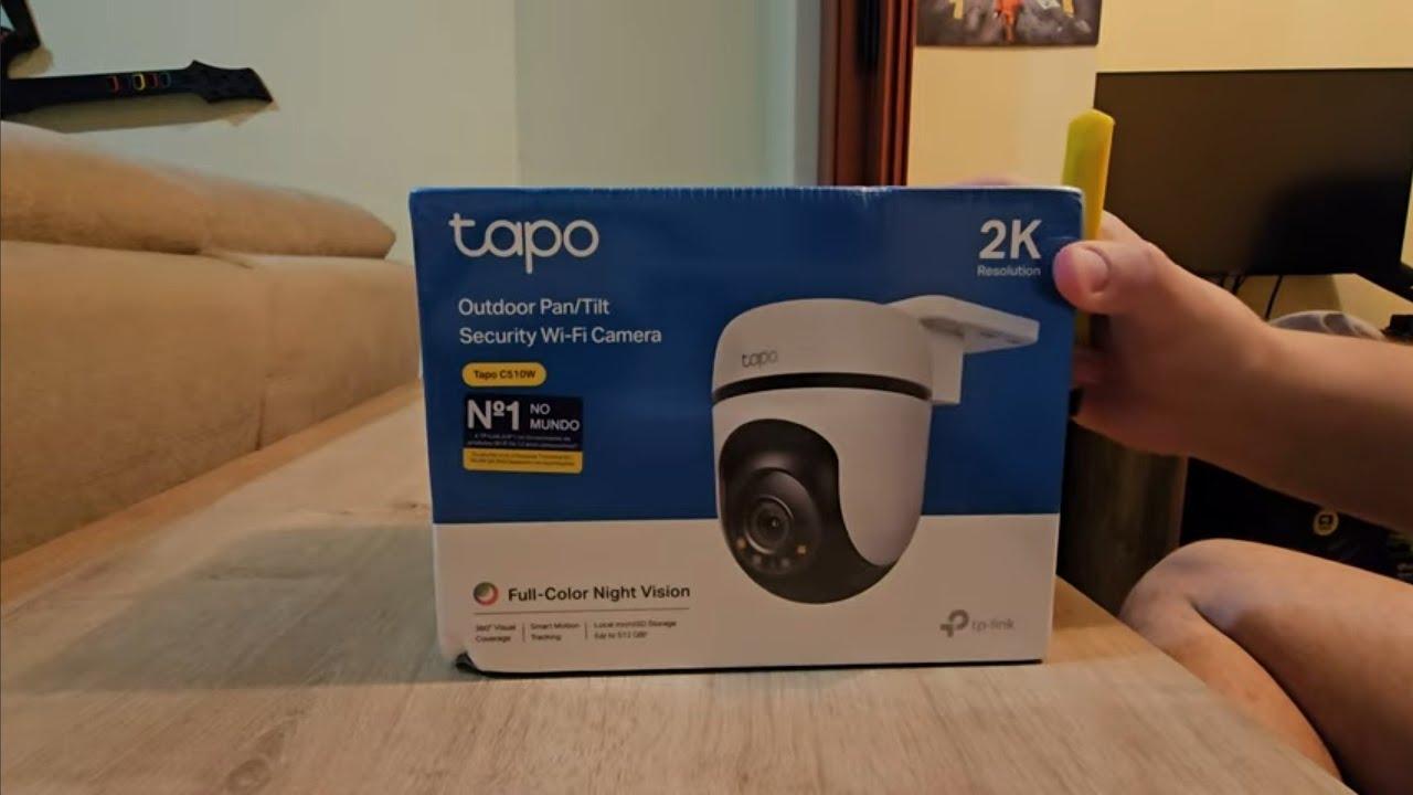 Unboxing Câmera de Segurança Wi-Fi TP-Link Tapo C510W Quad HD (QHD)