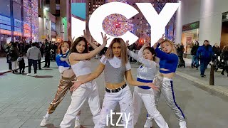[KPOP IN PUBLIC NYC: Rockefeller Tree] ITZY (있지) - ICY Dance Cover