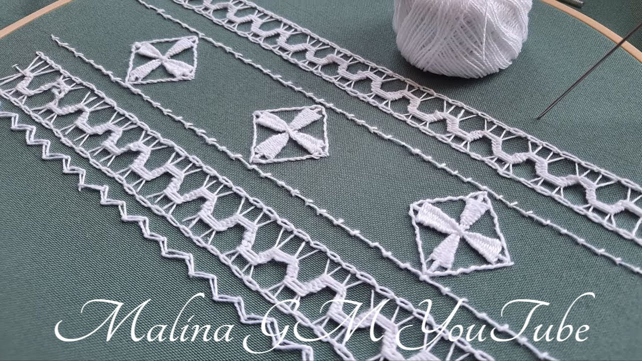 Кружевная кайма | Румынское кружево и стежки