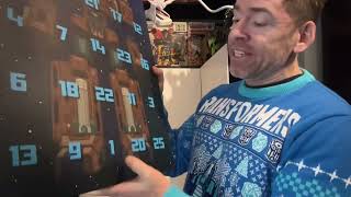 Transformers Christmas countdown with the official store & blokees. Advent calendar opening & build