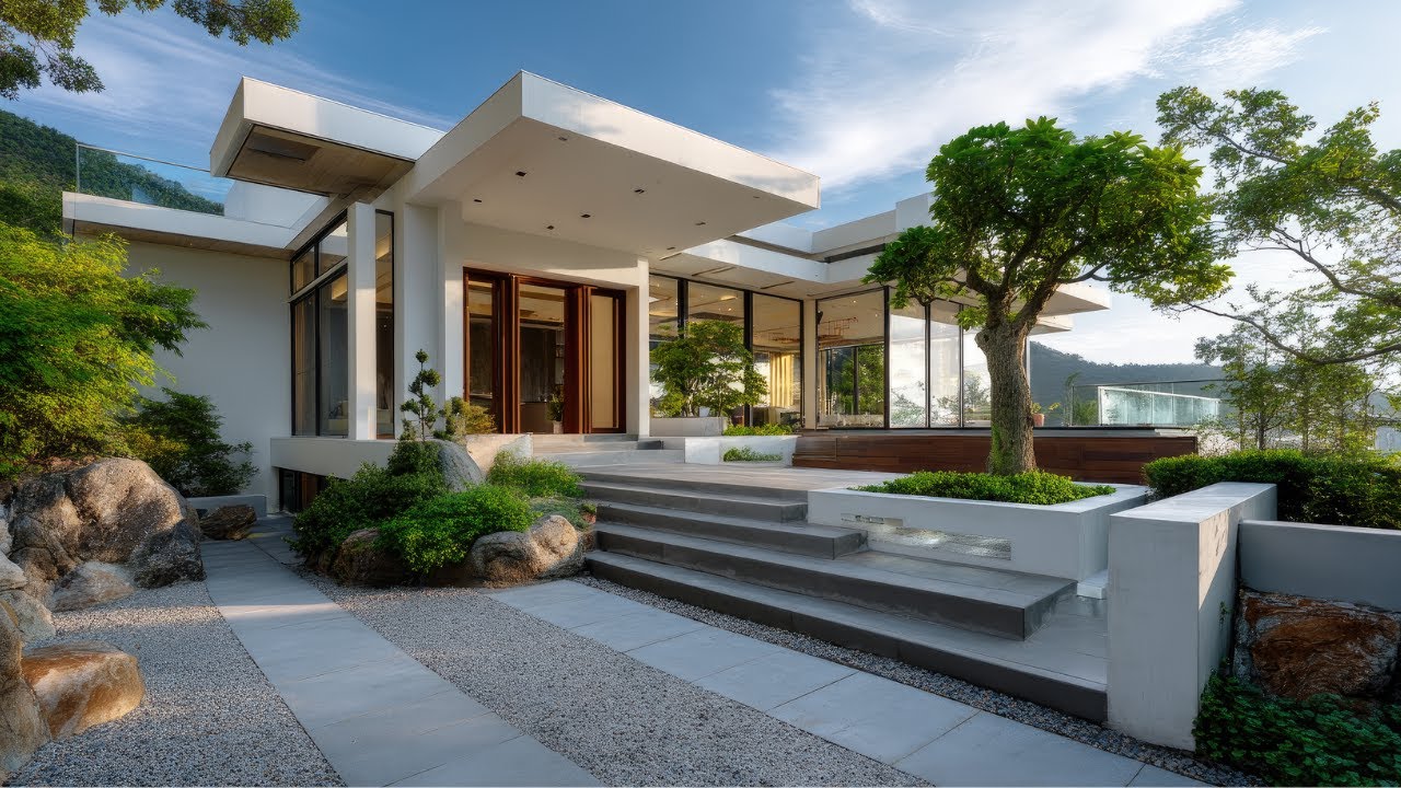 Luxury Modern Minimalist Home Tour | Smart Architecture & Timeless ...