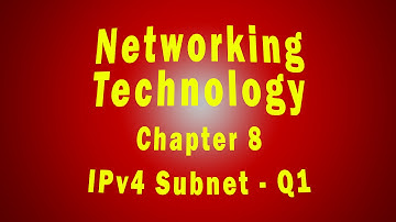 IPv4 Subnet Lab - Q1
