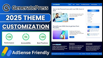 GeneratePress Theme Customization 2025 | Make Your Website Design Professional