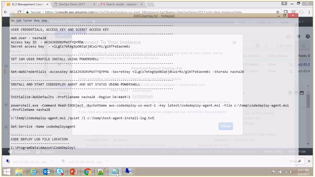 AWS DevOps Pipeline using S3, Ghost Inspector, BlazeMeter, CodeDeploy and EC2.