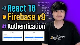 สอนทำระบบยืนยันตัวตน Authentication ด้วย Firebase v9 ใน ReactJS 👨‍💻💯