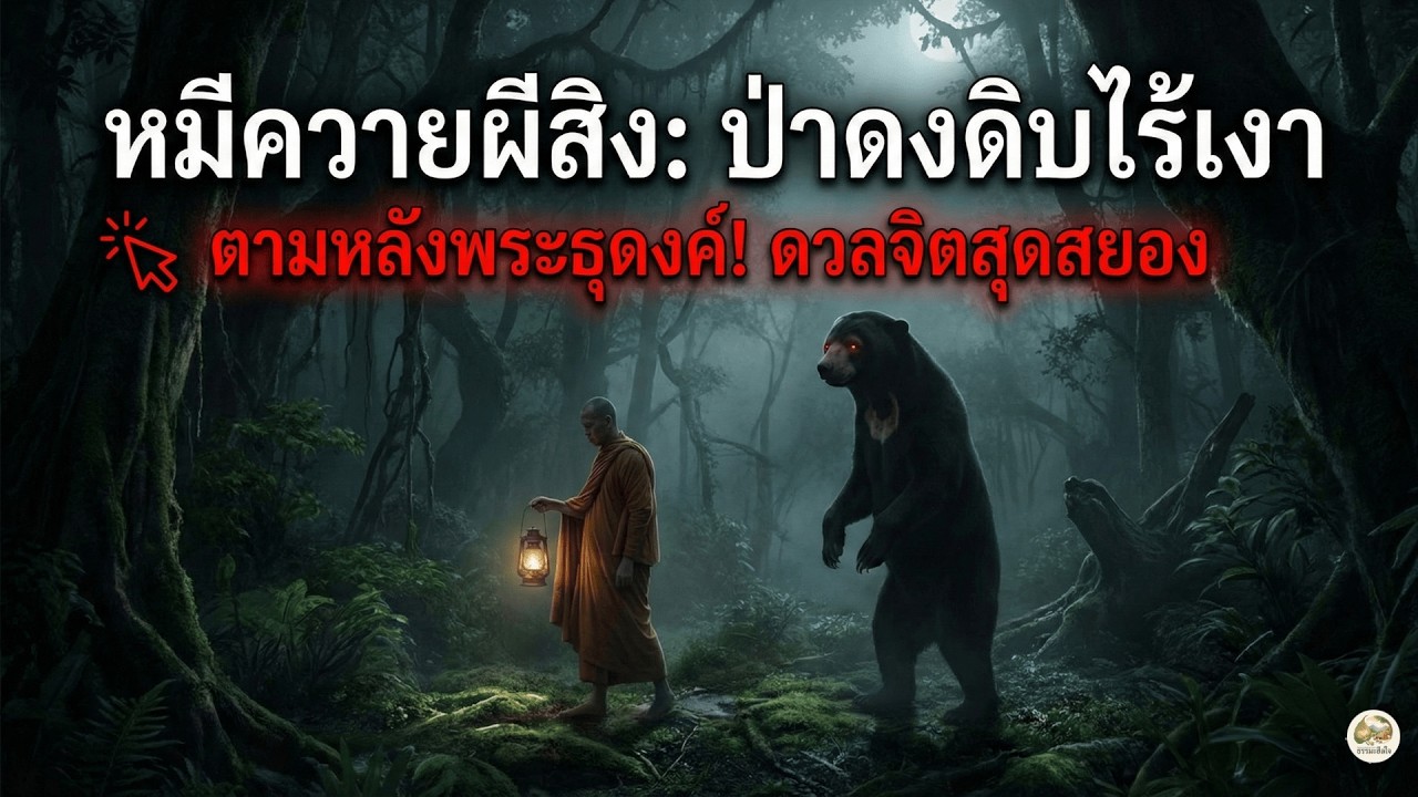 สยองขวัญกลางป่าลึก! หมีขาวยักษ์นั่งสมาธิแข่งพระ... เผยความจริงสุดสะพรึงในร่างสัตว์