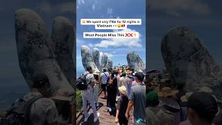 💸 12 Nights in Vietnam for just ₹16K? 🇻🇳😳 #vietnamtravel #budgettravel #travelupdate