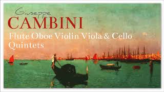 Cambini Flute Oboe Violin Viola & Cello Quintets - Baroque Renaissance Instrumental Music