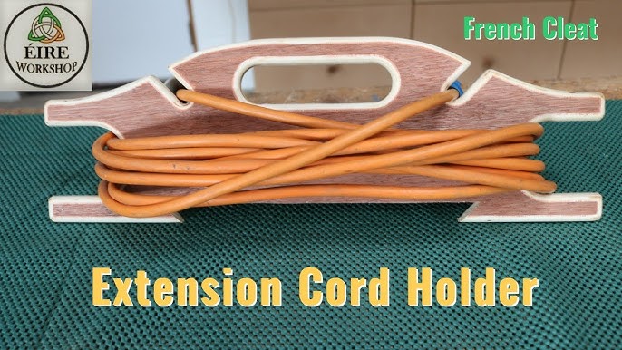 How to Make an Extension Cord / Cable Reel - Power Tool Version -  Woodworking Project 