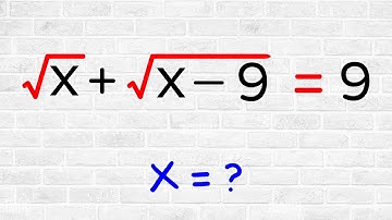 Math Olympiad | A Nice Radical Equation | Find x