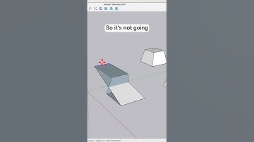 Autofold when moving geometry  #sketchup  #3dmodeling
