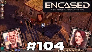 Let's Play Encased #104 Running For Mayor of Junktown! Political Debate and Our Grand Speech screenshot 5