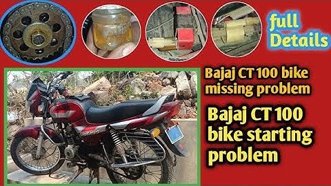Bajaj CT 100 Bike missing problem / Bajaj CT 100 starting problem /timing setting #viral