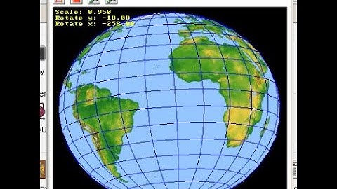 KolibriOS - How to use the Globe software?