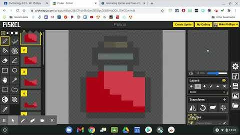 Exporting a Piskel Sprite Animation