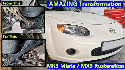 UNBELIEVABLE amount of RUST - The Rustiest Mx5 / Miata MK3 EVER.