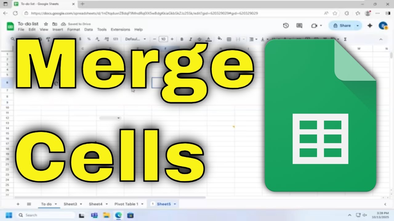 Как объединить ячейки в Google Таблицах [Руководство]