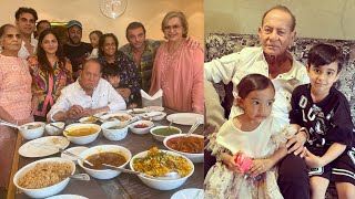 Salman Khan, Arbaaz Khan, Sohail Khan Celebrate Salim Khan 87th Birthday | Arpita Khan, Helen, Salma