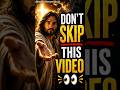 Don’t Skip… Jesus Sent This Message For You Today ✨ #godsays #godmessagetoday
