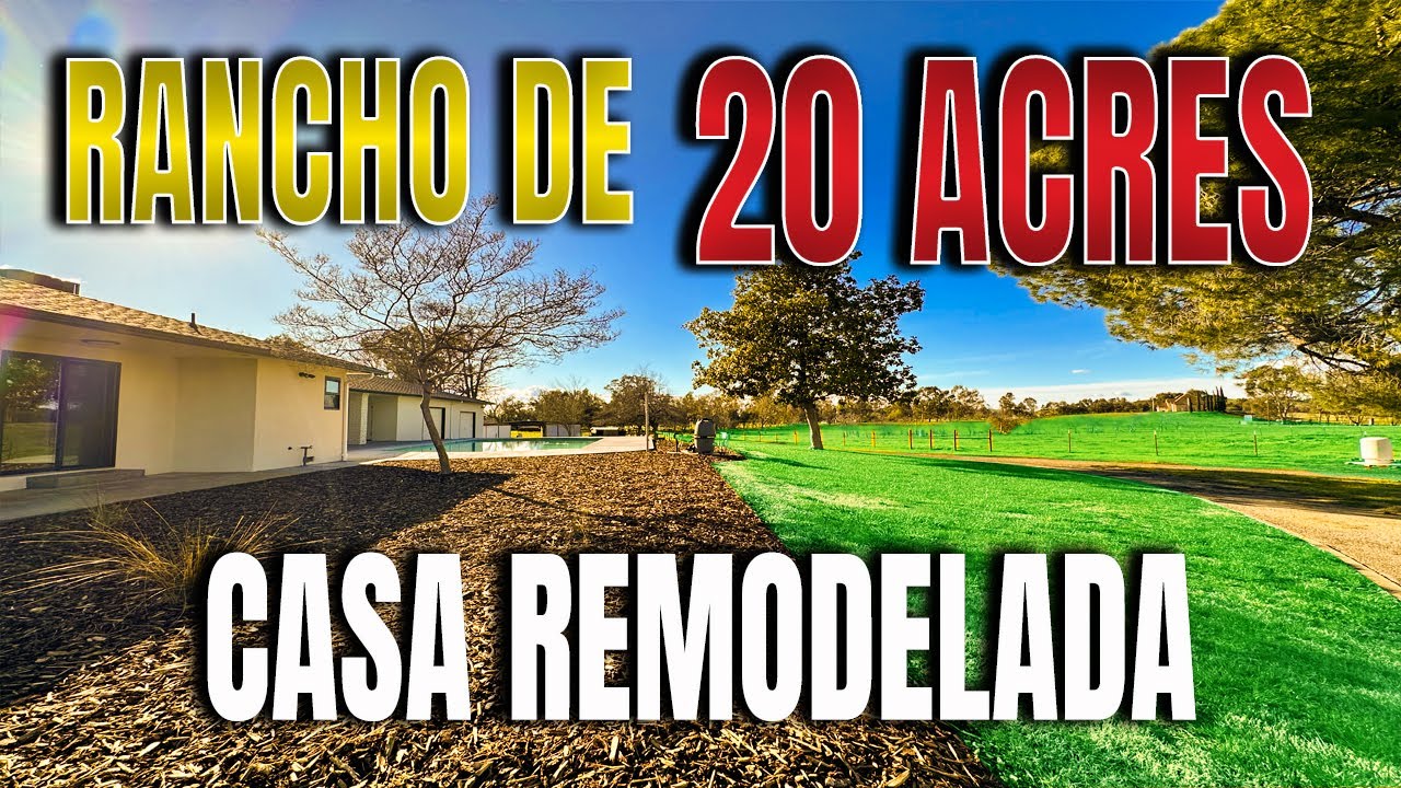 BONITO RANCHO DE 20 ACRES CASA REMODELADA CABALLERIZAS CORRALES