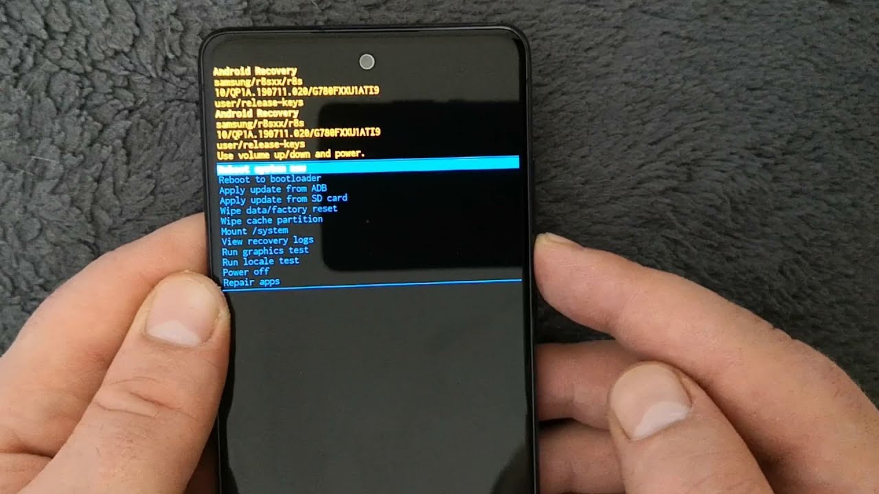 Samsung Galaxy S10 FE Hard reset/Pattern unlock