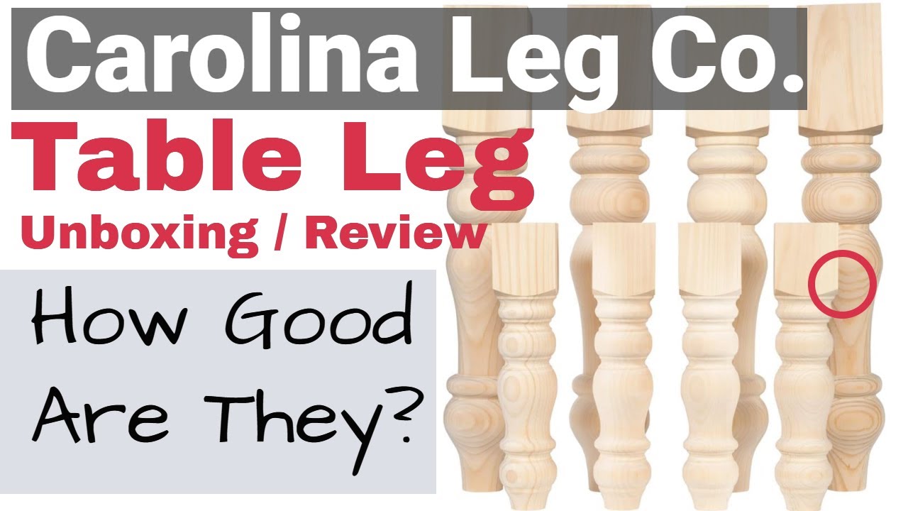 Farmhouse Table Legs (Carolina Leg Co) Woodworking Review 2021 YouTube