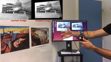 real-time (20Hz) gyro-aided homography observer