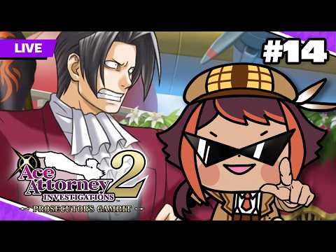 [Let's Play] Ace Attorney Investigations 2: Prosecutor's Gambit #14 [EN - Twitch] | HOKU 🦉