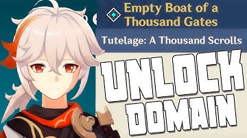 How to Unlock Empty Boat of  a Thousand Gates Domain | INAZUMA GUIDE