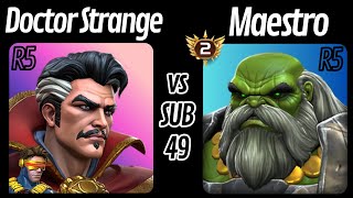 MCOC AW • Doctor Strange R5 vs Maestro R5 A2 • Node 49