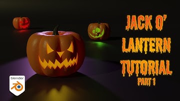 How to Model and Carve a 3D Pumpkin in Blender Part 1 - Beginner Friendly Tutorial