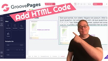 How To Add HTML Code In GroovePages using Element Code Embed vs Thrive Architect Insert Custom