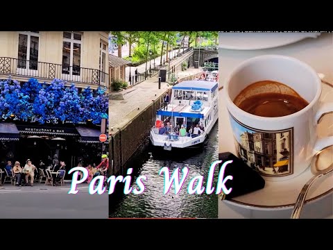 Видео: Кварталът Canal Saint-Martin в Париж