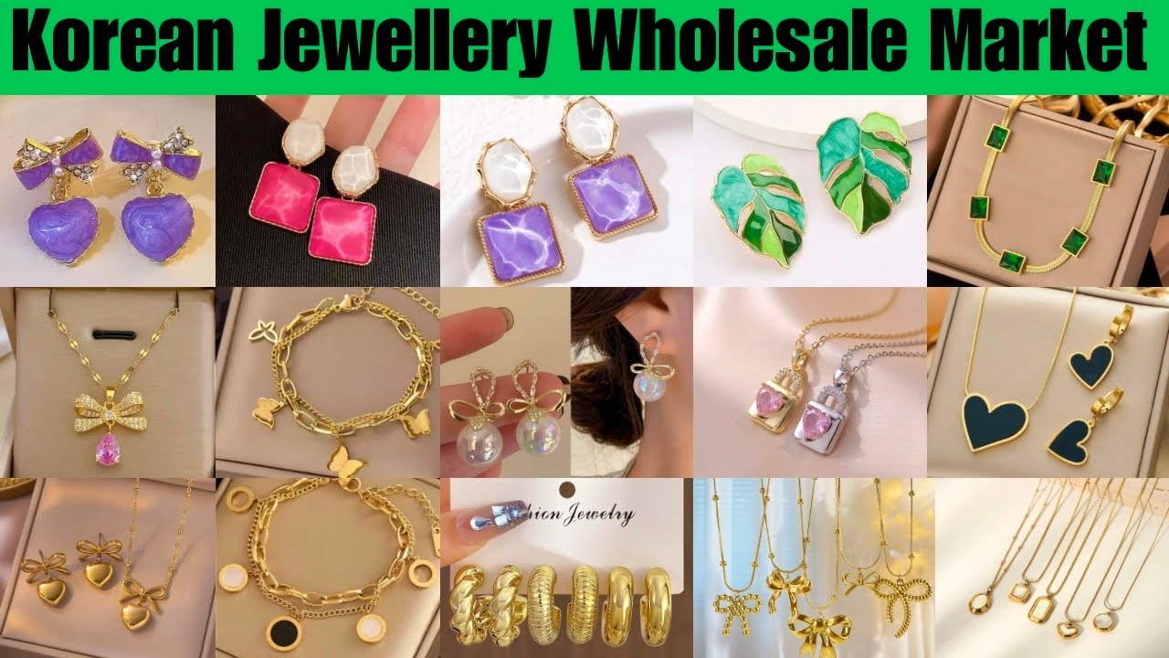 Korean Jewellery Wholesale Market Mumbai E-commerce Trending Jewellery Wholesale Western Jewellery
