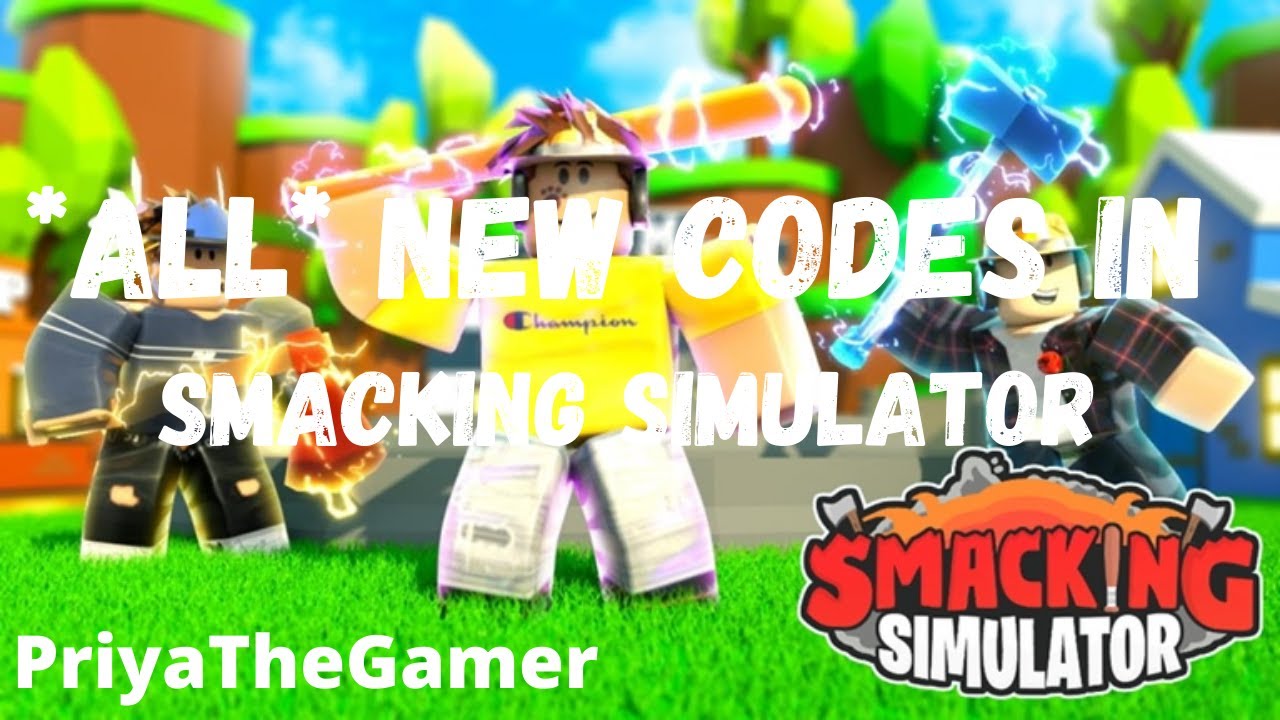  New All Smacking Simulator Codes Roblox YouTube