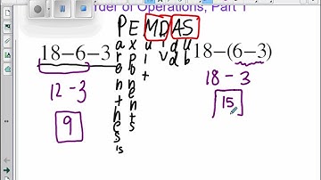 Saxon Math - Course 1 - Lesson 5 - Order of Operations Part 1