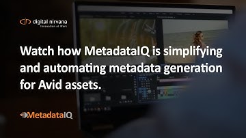 Watch how MetadataIQ is simplifying and automating metadata generation for Avid assets.