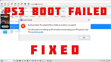 RPCS3 BOOT FAILED: SELECTED FILE OR FOLDER IS INVALID OR CORRUPTED FIXED 2024