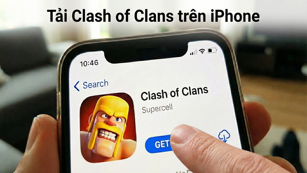 Cách tải Clash of Clans trên iPhone: 1 phút là xong!