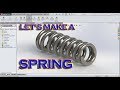 SPRING IN SOLIDWORKS