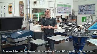 Screen Printing Shirts: Heat Setting Water Based Inks Without Forced Air Resimi