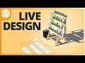How to Model a DIY Hydroponic Garden | SketchUp LIVE