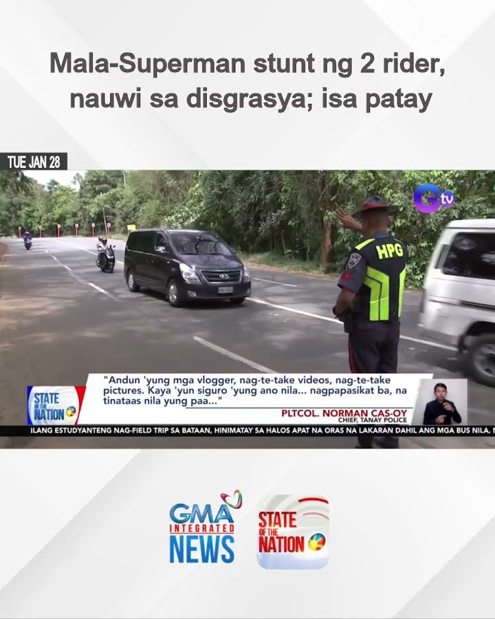 Mala-Superman stunt ng 2 rider, nauwi sa disgrasya; isa patay | SONA