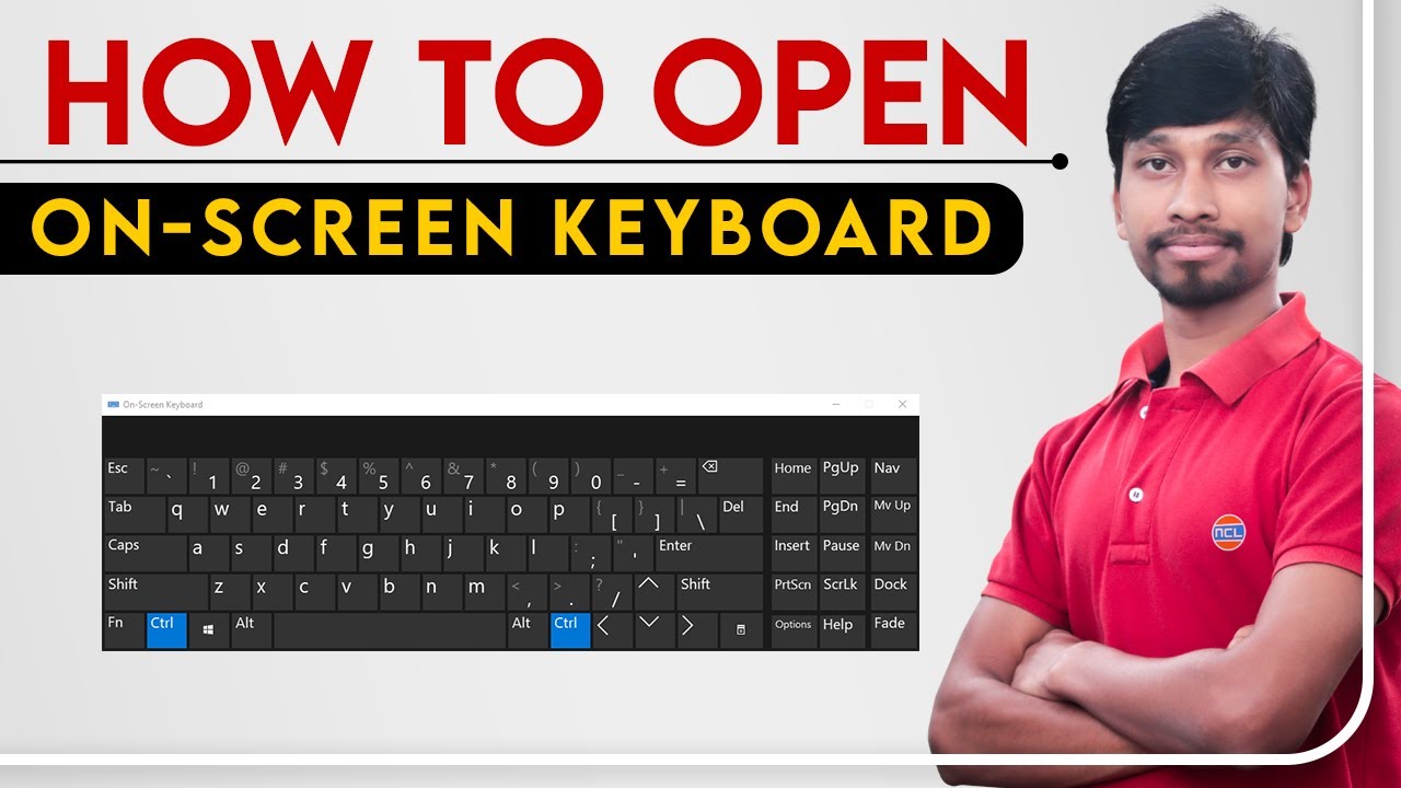How To Open On-Screen Keyboard in Windows 7/8/10 | Computer me On ...