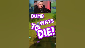 Dumb Ways To Die! Fortnite Edition! #fortnite #shorts #dumbwaystodie
