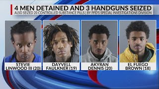 Peoria Police arrest 4 on gun-related charges