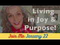 Joy &amp; Purpose Online Retreat Jan 22 #spiritualretreat #newyearretreat #goals #newyearsresolutions