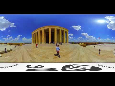 Anıtkabir ( Atatürk ) 360 Derece Video Panorama Gezinti - 360 Degree Video Panorama