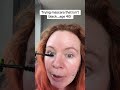 First time trying not-black mascara!